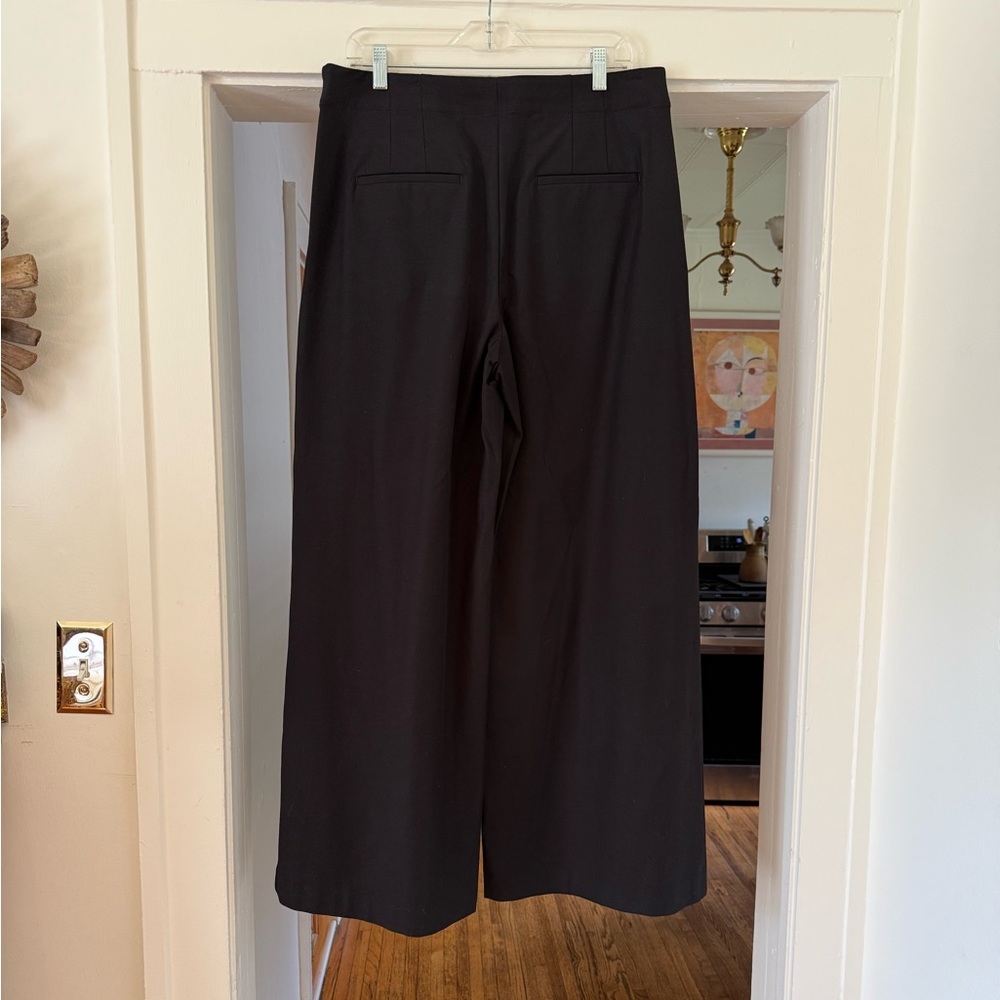 Ann Taylor Classic Black Wide-Leg Pants - Picture 2 of 7